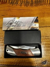 Rite Edge Hunter LockBack Wood Inlay NOS