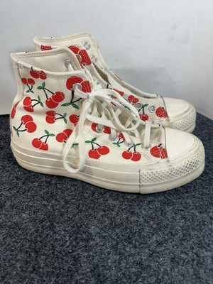 Converse Chuck Taylor All Star Lift Platform Cherries US Women's 6