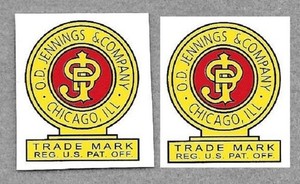 Jennings Sun Chief antique restoration waterslide slot machine decals