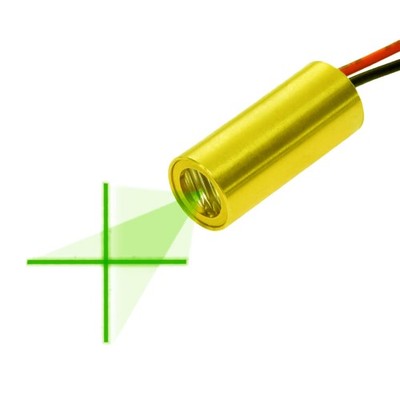 Economical Green Crosshair Laser Module, 520nm, Class 1 Eye-Safe, V... Fast Ship