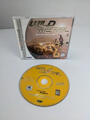 Wild Metal Reclaim the Future SEGA Dreamcast CIB w/ Manual