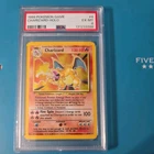 1999 POKEMON BASE SET UNLIMITED #4 CHARIZARD-HOLO PSA 6