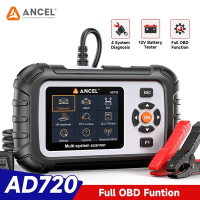 ANCEL AD720 OBD2 Scanner Diagnostic Tool ABS SRS Transmission Engine For Buick
