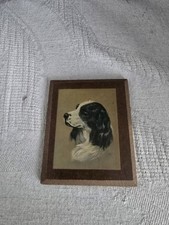 Vintage Springer Spaniel 4"x 3" Wall Hanging