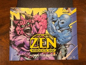 ZEN: Intergalactic Ninja - NES Nintendo 1993 Near Complete CIB