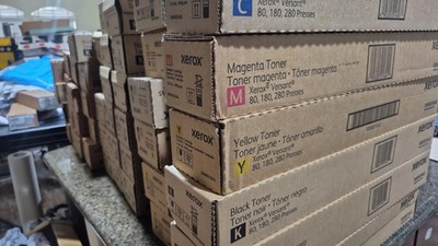 NEW Genuine Xerox Versant 80/180/280 Toner Set CMYK Brand New FAST DELIVERY