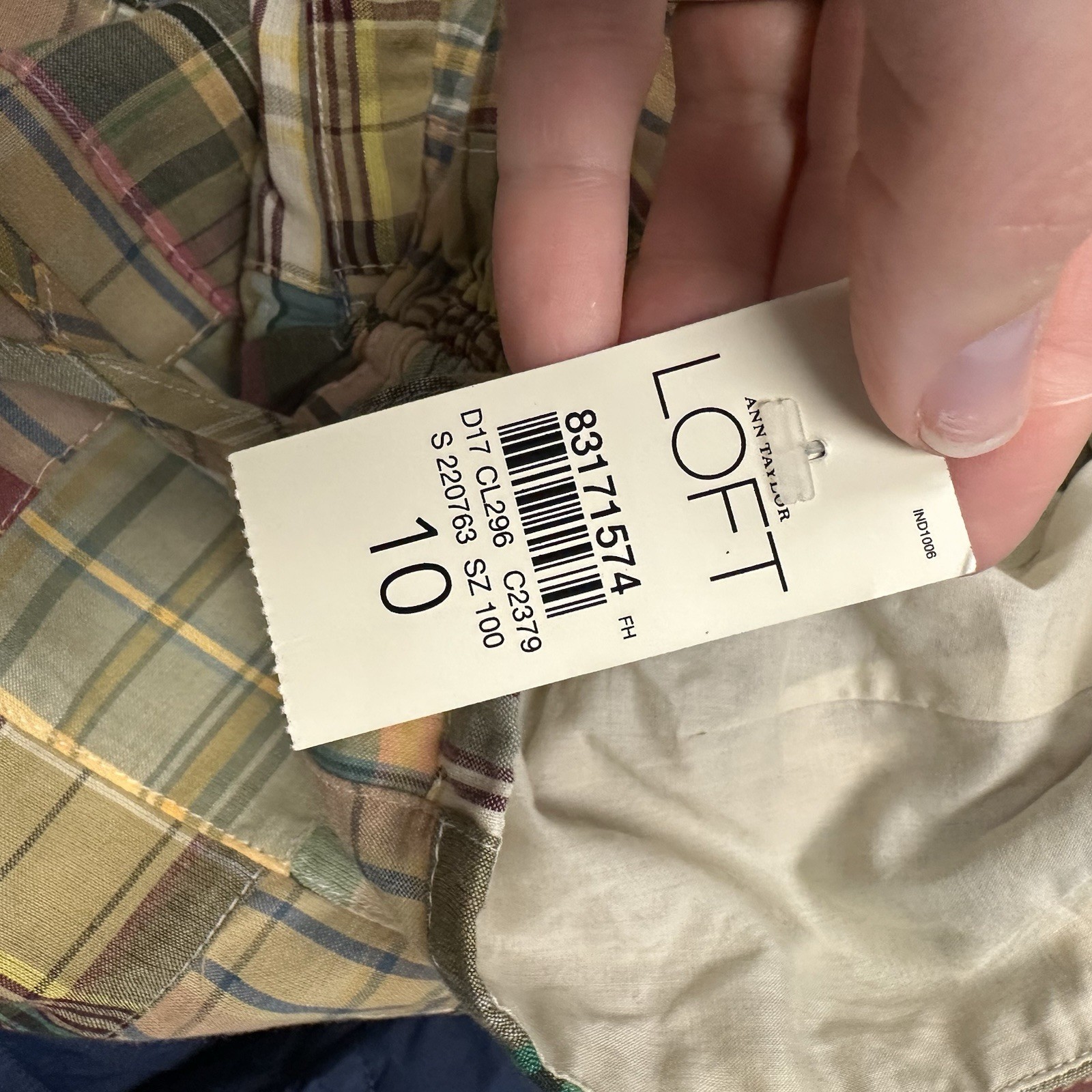 Ann Taylor LOFT Plaid Patchwork Halter Dress NWT … - image 10
