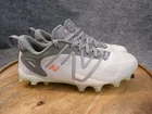 New Balance FreezeLX V4 Mens Size 8.5 D Gray Lacrosse Cleats Low Top FREEZLO4