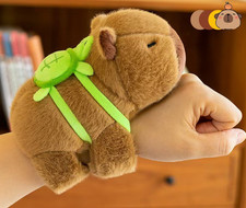 Capybara Stuffed Animal Plush Wrist Slap Bracelet New W/ Tag USA SELLER