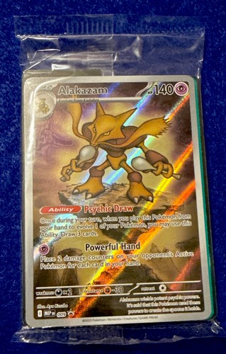 Pokemon TCG SV: Scarlet & Violet Promo Cards #009 Alakazam SEALED