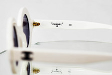 CHANEL White Round Sunglasses for Women for sale | eBay