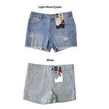 Member's Mark Girls Adjustable Inner Waistband Soft  Stretchy Denim Short