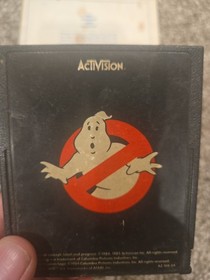Atari  2600  Ghostbusters Game and Manual  Tested