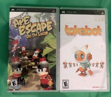 Sony PSP Game Lot Ape Escape: On the Loose & Tokobot NO MANUALS