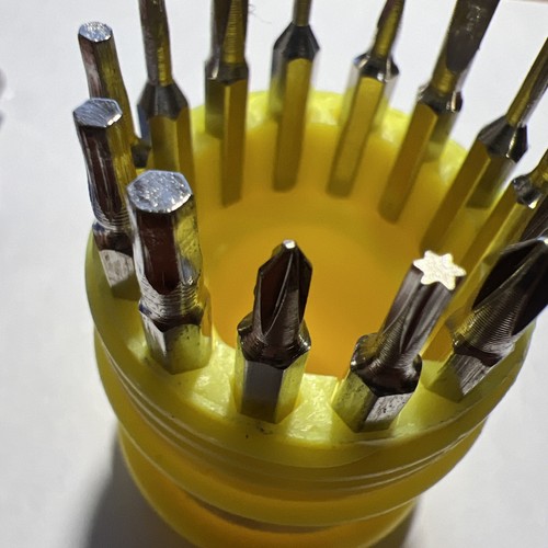 14pc Multiuse Mini Screwdriver Precision Torx Bit Tool Kit Set - Picture 3 of 10