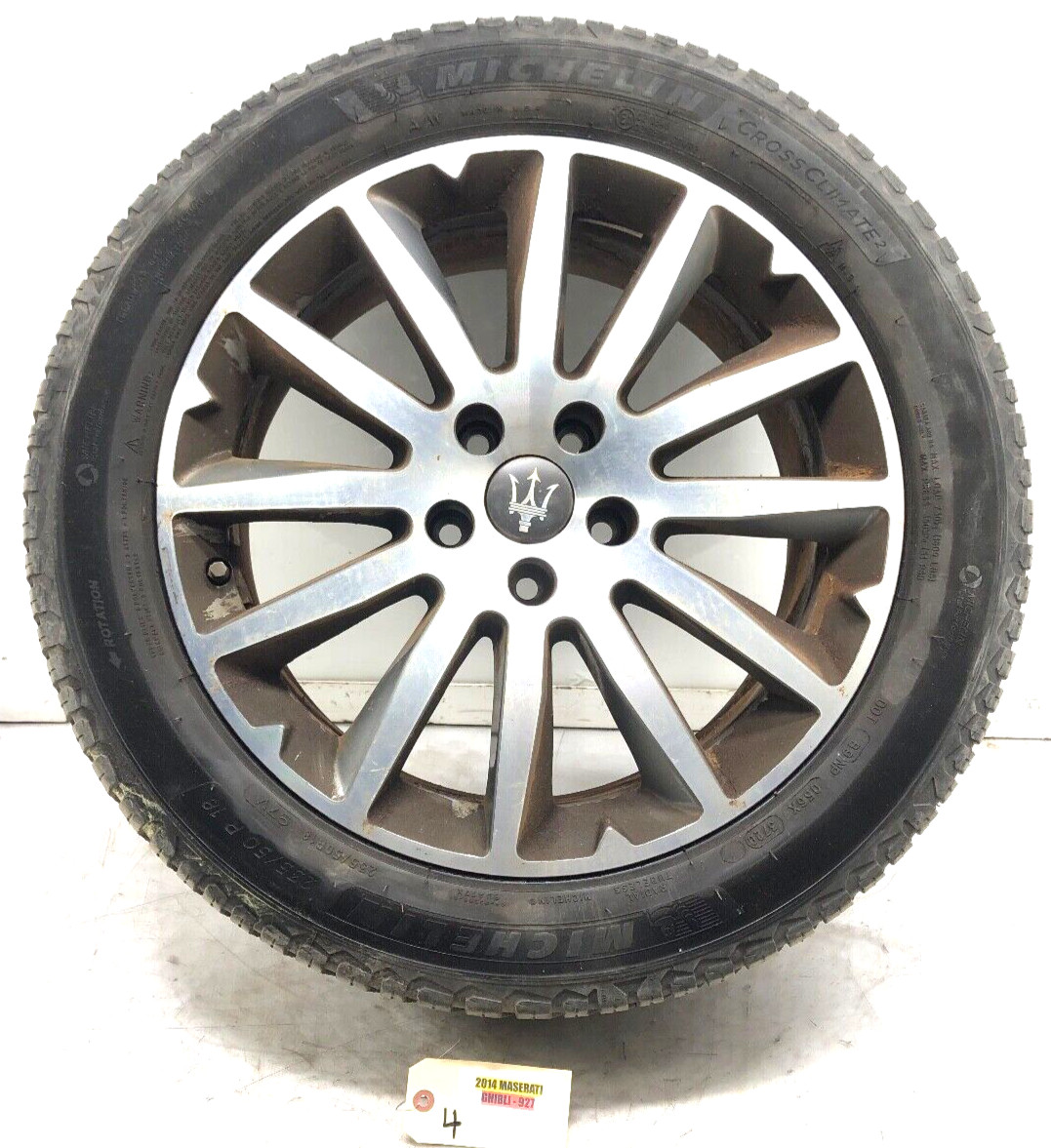 2014-2019 MASERATI GHIBLI WHEEL RIM 18x7.5 OEM.