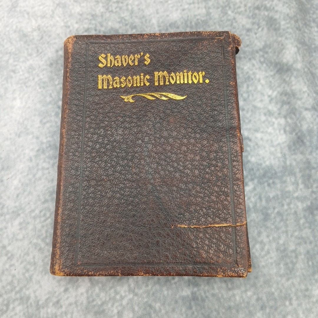 's Masonic Monitor Booklet 1900 Sixth Edition Freemasons Book