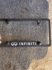 New Infiniti Black Metal License Plate Frame Holder - Free Shipping