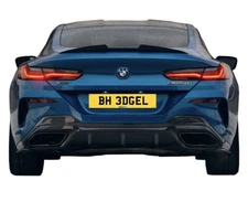 3D GEL FULLY ROAD LEGAL REAR NUMBER PLATE DVLA REGISTERED ROAD LEGAL
