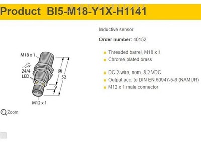   2 pcs NBN40-U1-A2-T-V1 40152 inductive sensor #jg