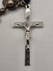Antique 32.8G Sterling Silver  Rosary c.1890–1920 Very Rare Unique! — photo 9