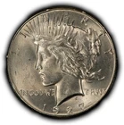 1927 $1 Silver Peace Dollar - UNC - SKU-D7802