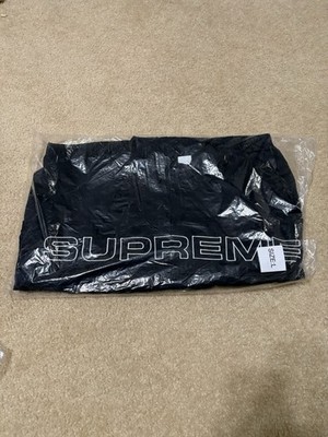 Size Large - Supreme Jacquard Panel Track Jacket Black White | eBay