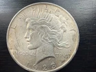 1923 Philadelphia Peace Dollar 90% Silver Circulated Ungraded Very Good Cond