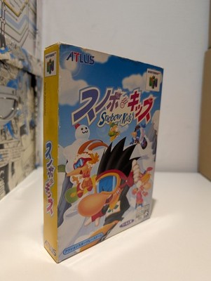 Nintendo N64 Snowboard Kinder Japan Japanisch Spiel Atlus OVP mit Anleitungen Cart sehr guter Zustand