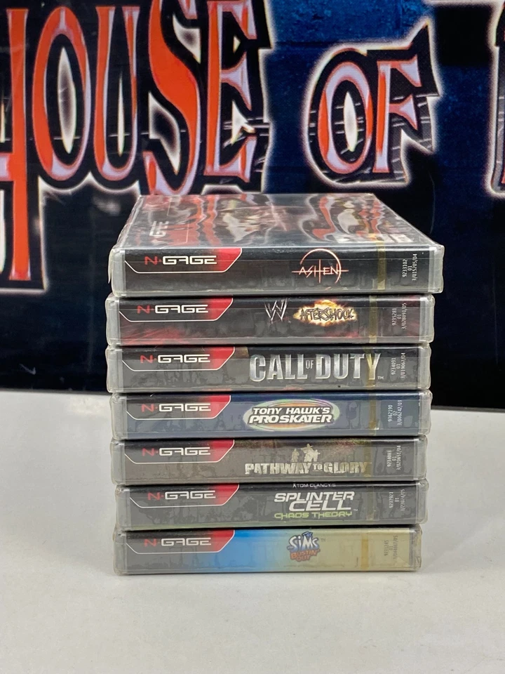 Ashen WWE Sims Pathway Call Of Duty Splinter Cell Nokia N-gage Game New Sealed - Image 3 of 4