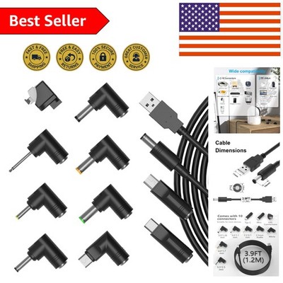 Versatile 5V USB Power Cable for Multiple Devices - 4ft Universal Charging Cord