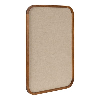 Hutton Transitional Pinboard; 20 x 30; Rustic Brown; Radius Rectangle Wall Or...