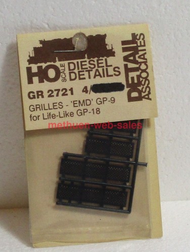 Detail Associates~HO~2721~Detalles Diesel~Rejillas~'EMD' GP-9 para GP-18 realista | Zustand: New