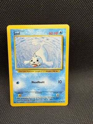 Pokémon TCG Seel Base Set 41/102 M/NM