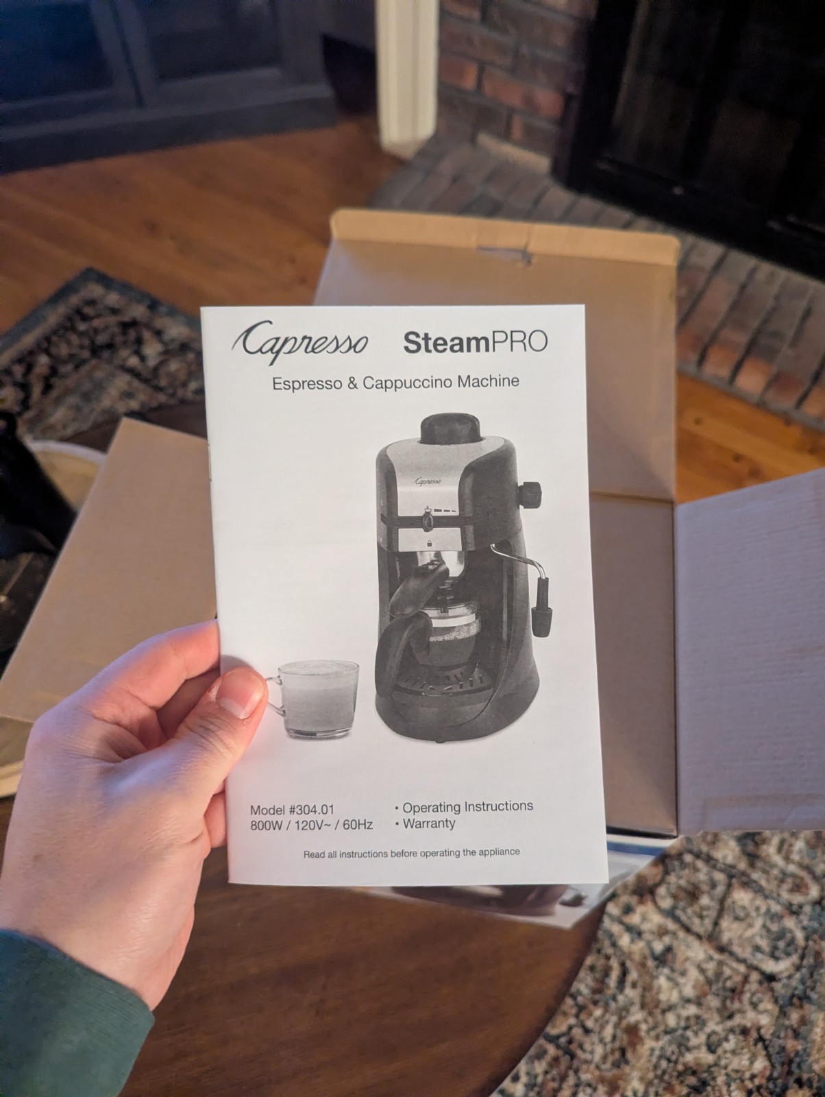 Capresso Steam Pro Espresso & Cappuccino Machine: 4 Cup, Black - Stainless (New)