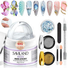Solid Builder Nail Gel - 60G Large Capacity 3D Nail Gels Sculpting Gel for Art N