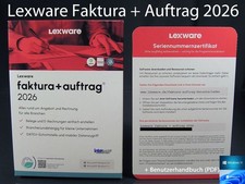 Lexware Faktura + Auftrag 2026 Box 365-Tage + Benutzerhandbuch (PDF) OVP NEU