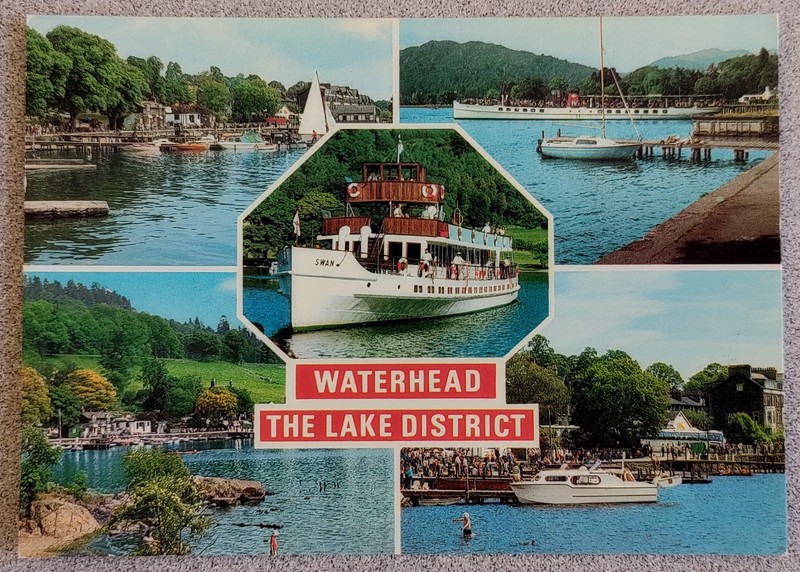 Waterhead Pier The Lake District England UK Windermere Lake Cruises MV Swan