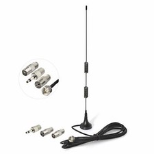 Magnetic Base Indoor Digital Radio Antenna FM/AM Signal Stereo Receiver Booster