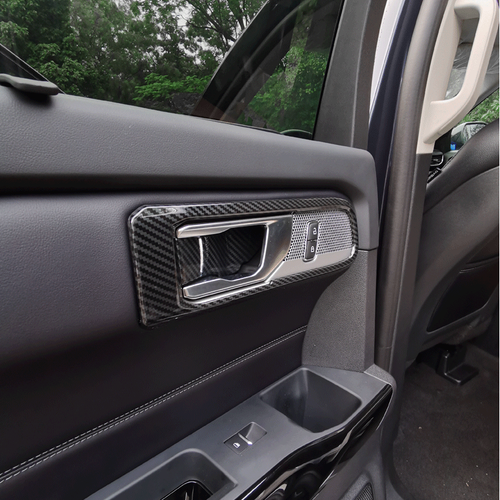 For Ford Explorer 2020-2022 Carbon Fiber Interior Car Accessories Trim Cover Kit - Foto 8 di 8