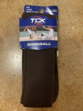 vintage TCK BROWN adult large 24  tube socks
