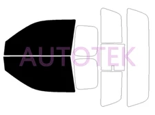 PreCut Film Front Two Door Windows Tint For GMC Canyon Extended Cab 2004-2012