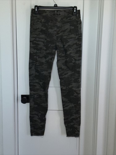 SO Kohl’s Girls Skinny Camo Distressed Pants Snaps Button Fly Size 16 - Picture 5 of 11