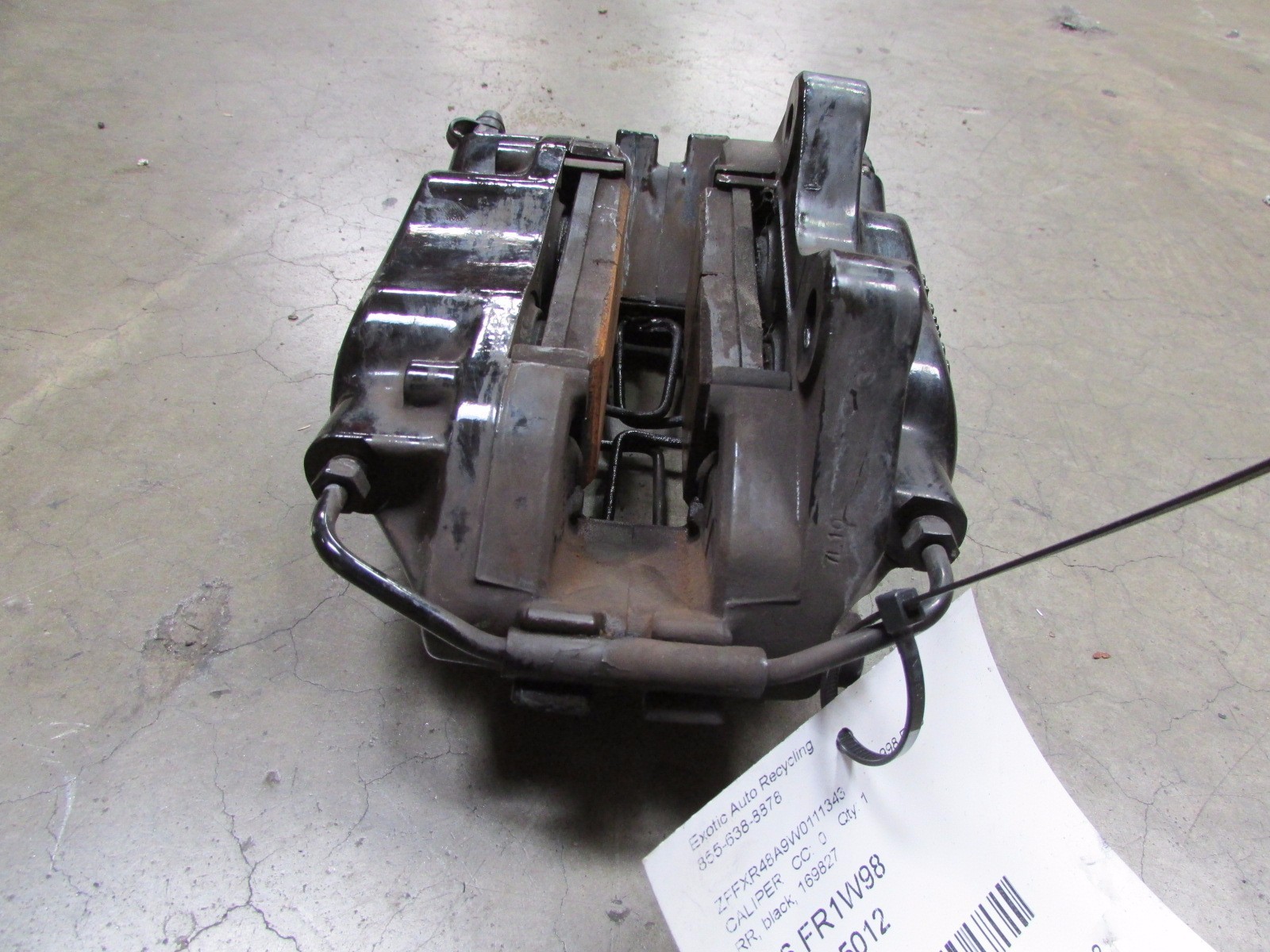Ferrari 355, RH, Right Rear Brake Caliper, Black, Used, P/N 169827