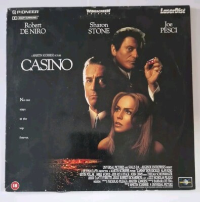 Casino With Robert de Niro,Joe Pesci 1997 Laserdisc set UK