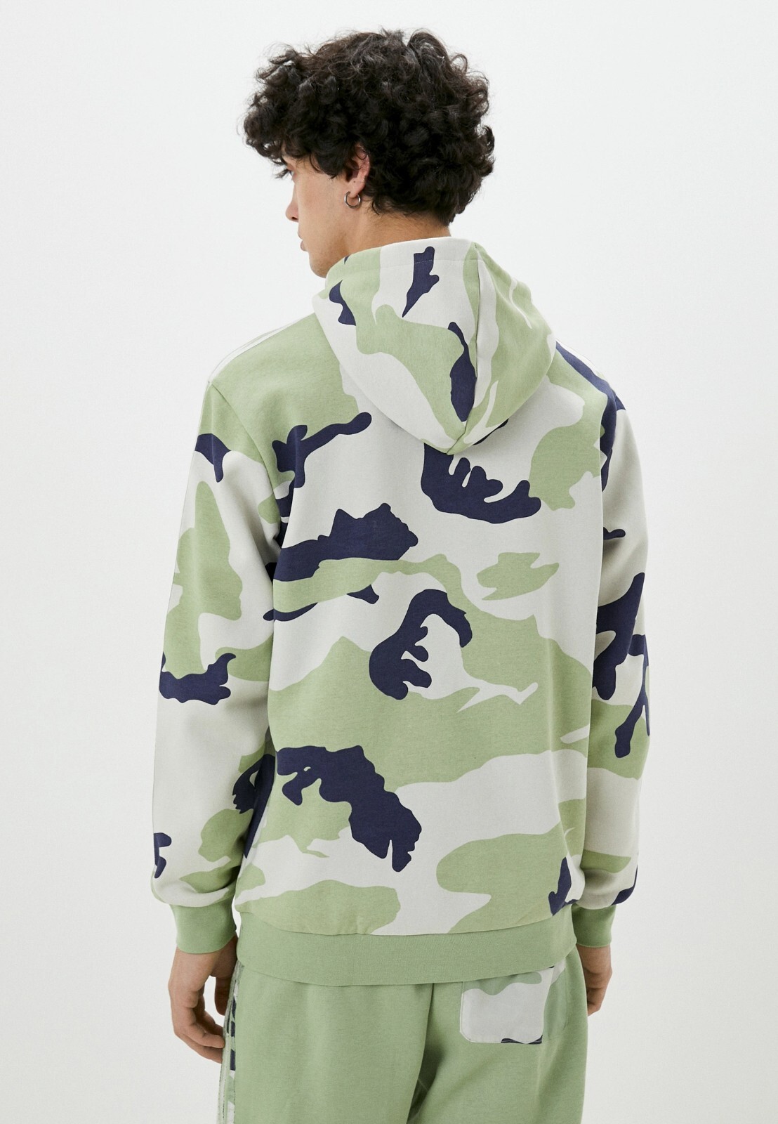 Adidas AOP CAMO HOODY & PANT Trefoil Sweat Shirt Jogger SUIT superstar Mens sz M image 2