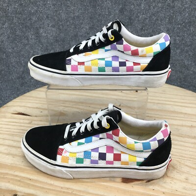 VANS Canvas Trainer Sneakers Skateboarding Multicolor Mens Size 6.5 New Vans Skate Old Skool Multi-Color for sale | eBay main image 4