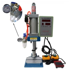 1100Lb/500kg Vertical Pneumatic Punch Machine with Display Controller 110V