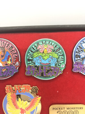 Pokemon Center Limited Millennium Badge Set 2000 Pins Game Boy