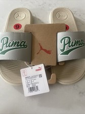 Puma Size 6 Junior Cool Cat Sport Retro JR Slide Sandals Gray 398616-01 Kids